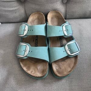 Birkenstock Arizona Nubuck Sandals Beryl